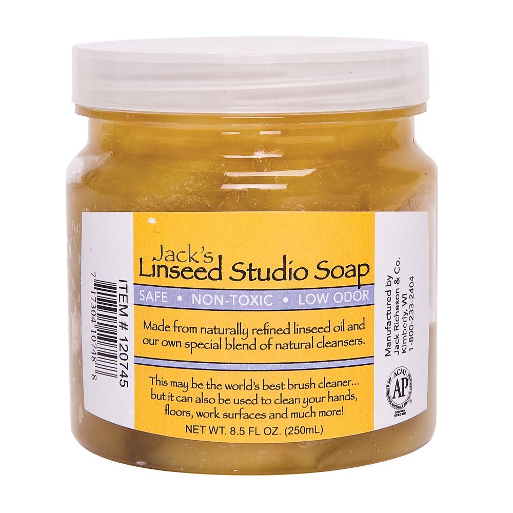 Jack's Linseed Studio Soap 81/2oz Tub Jerry's Artarama