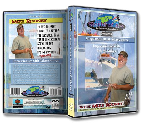 Mike Rooney - Video Art Lessons "Impressionist Seascapes with Palette Knives" DVD