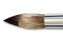 Vermeer Classic Mongoose Watercolor Short Handle Hair Brush Round Wash- Watercolor Brush 26
