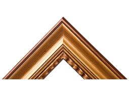 Wilson Bickford Wood Frame Style #107 5x7" (2.5" wide moulding) - Gold