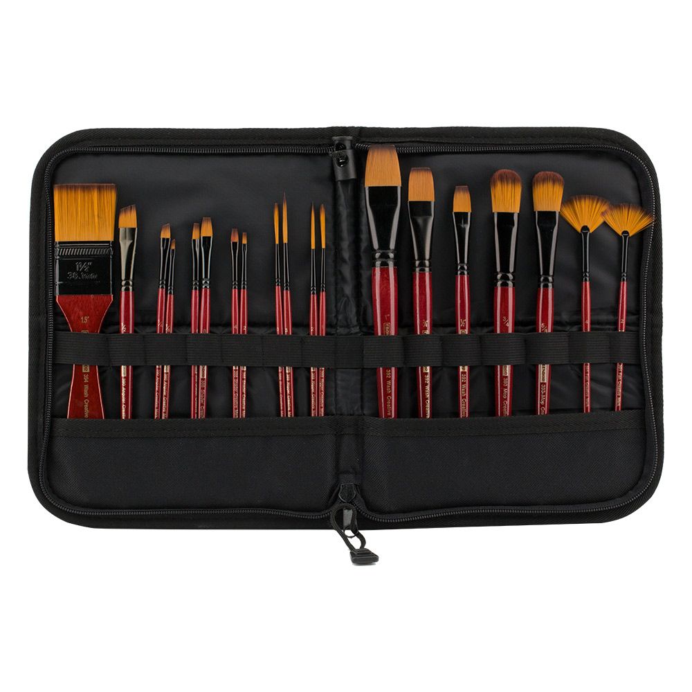 Can hold around 20 brushes!