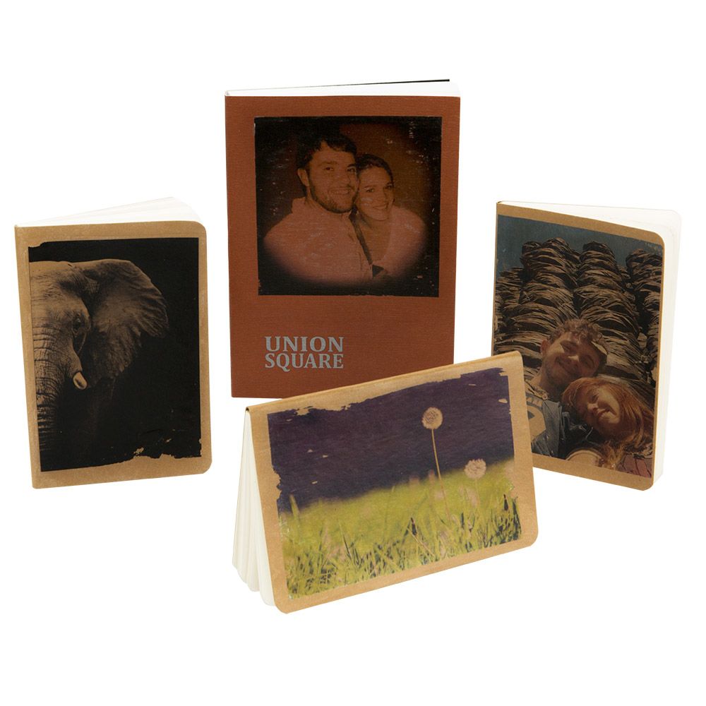 Image transfers to notebooks like Reflexions Pocket Notebooks and Union Square Premium Paper Pads and make fun creative gifts!