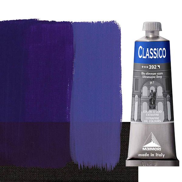 Maimeri Classico Oil Color 60 ml Tube - Ultramarine Deep