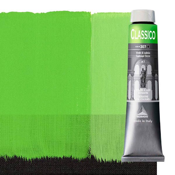 Maimeri Classico Oil Color 200 ml Tube - Cadmium Green Deep