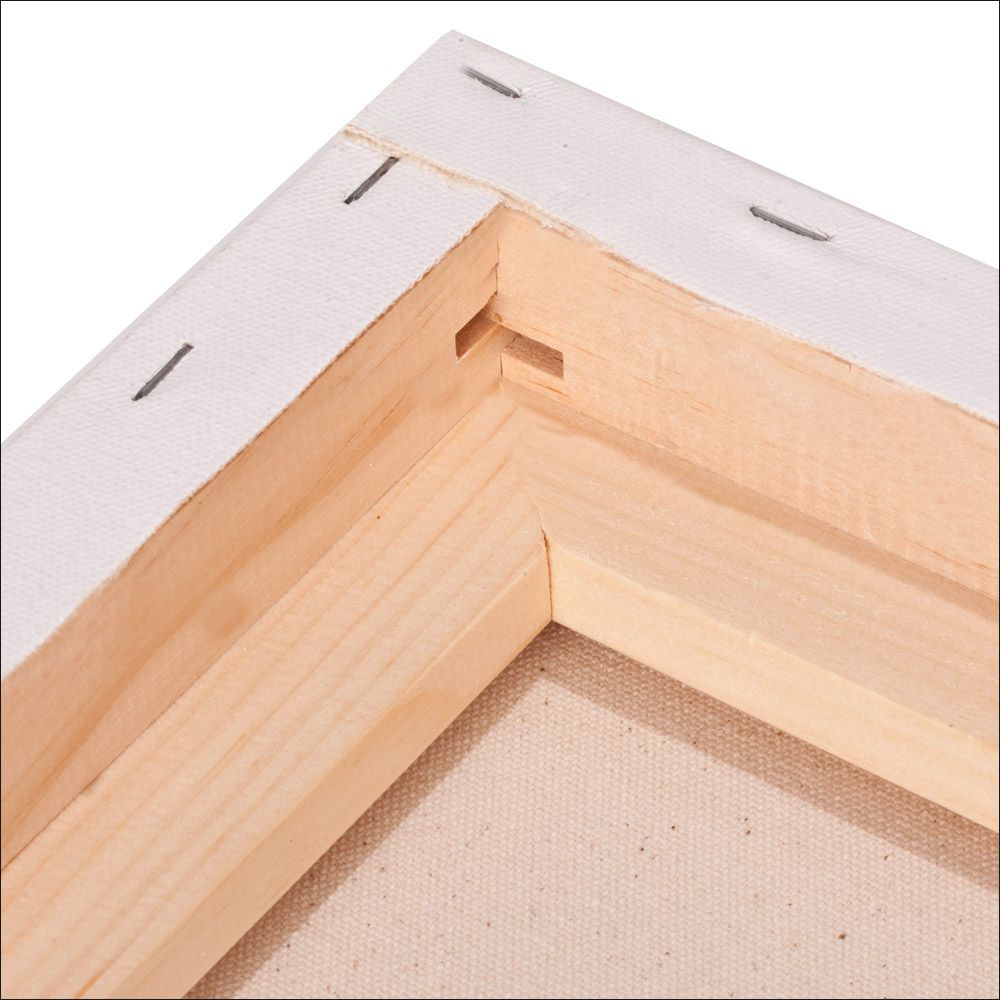 Paramount Professional canvas now boasts new 1-13/16 deep, solid pine stretcher bars with an innovative L-shaped design.