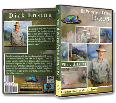 Dick Ensing - Video Art Lessons "The Mechanics of Painting Landscapes In Oil" DVD