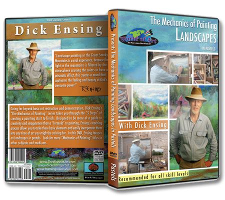 Dick Ensing - Video Art Lessons "The Mechanics of Painting Landscapes In Pastel" DVD