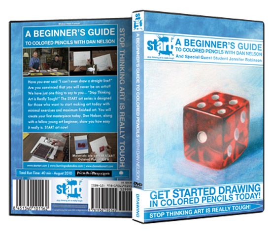 START Art: Colored Pencil Instructional DVDs For Beginners