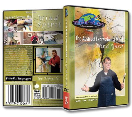 Joe DiGiulio - Video Art Lessons "The Abstract Expressionist Mind: Wind Spirit" DVD