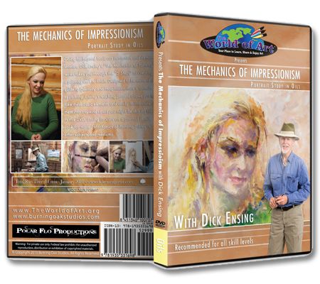 Dick Ensing - Video Art Lessons "The Mechanics of Impressionism: Portrait Study in Oils" DVD