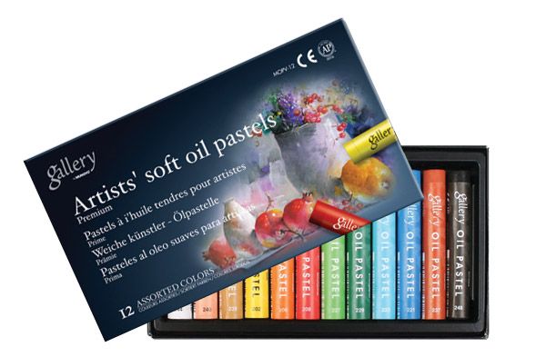 Mungyo Gallery Soft Oil Pastels, Metallic Colors, Set of 12