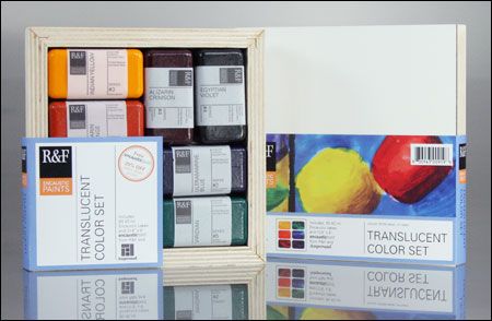 R&F Encaustic 40ml Cerulean Grey