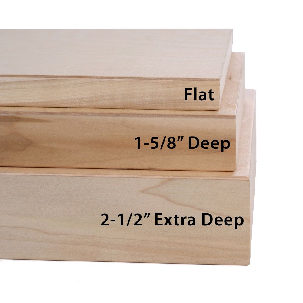 Choose from 3 different depths to suit your painting needs!
