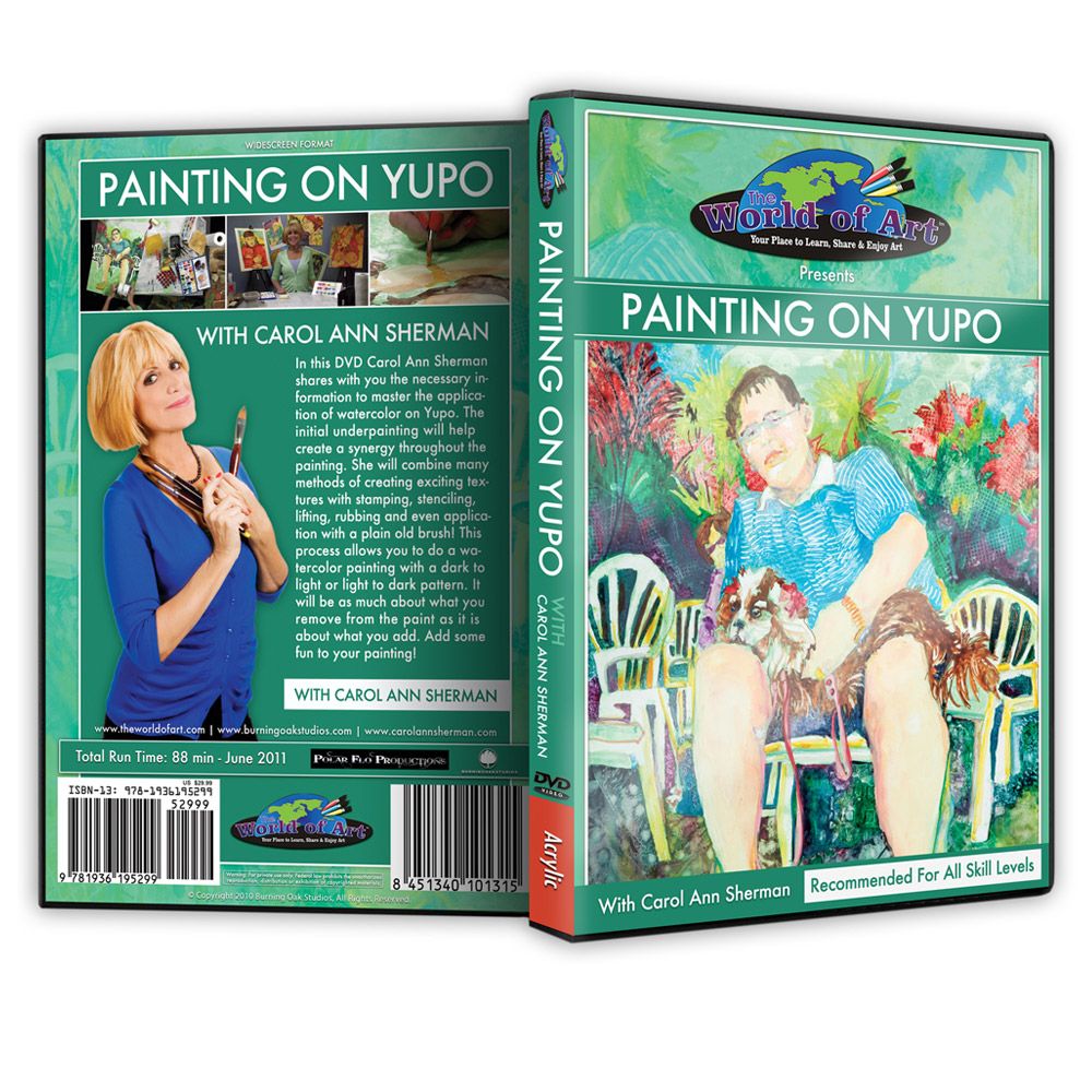 Carol Anne Sherman - Video Art Lessons "Painting on Yupo" DVD