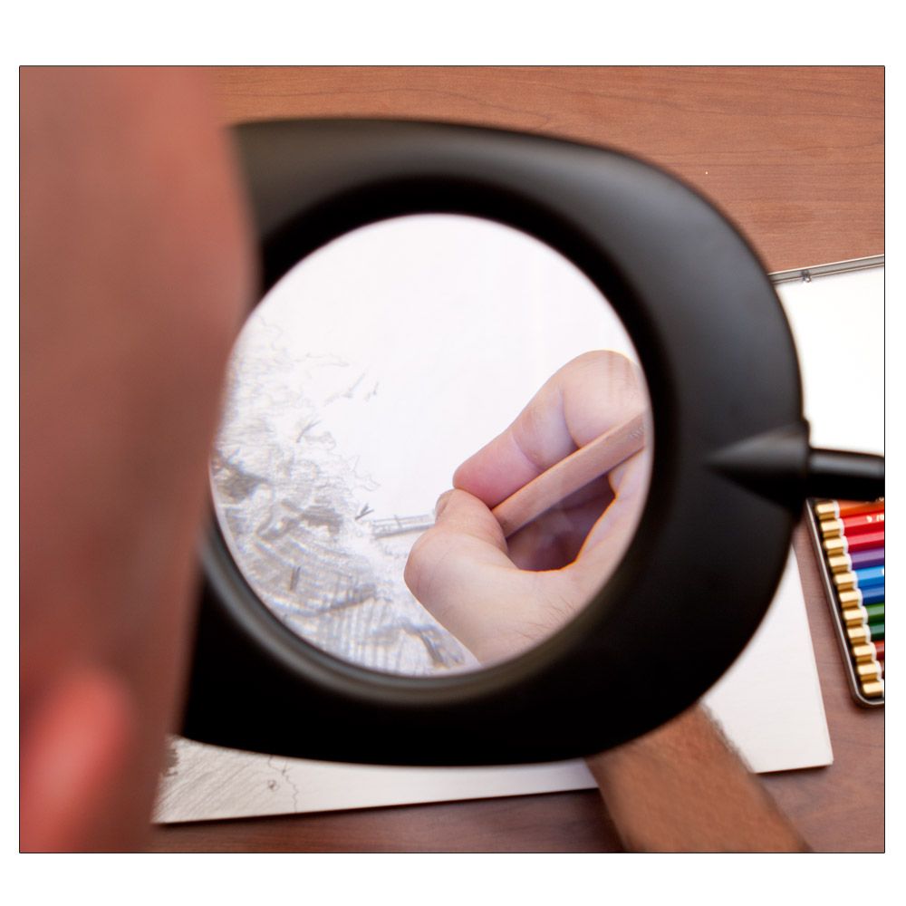Naturalight table magnifying sales lamp