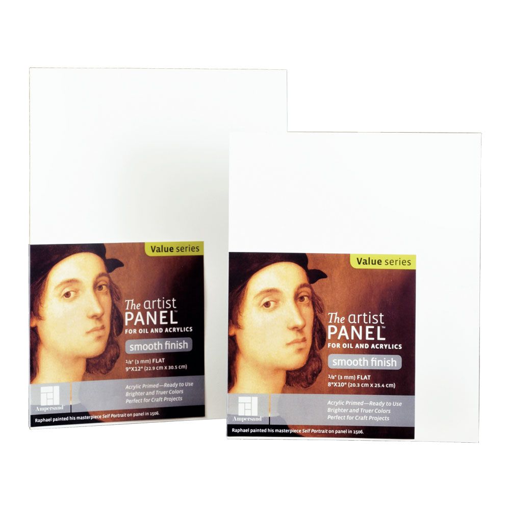 Artist Panel Ampersand Value Series Artist Panel Primed Smooth Finish 1/8