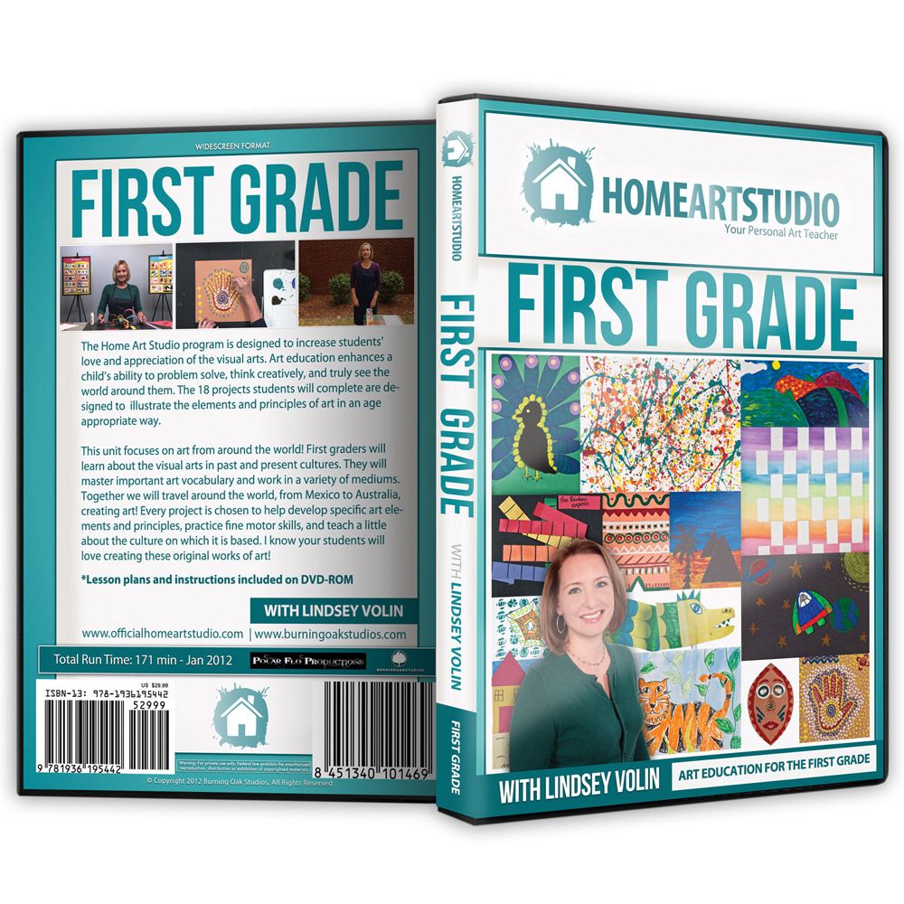 Home School Art Studio Program DVD with Lindsey Volin 1st Grade