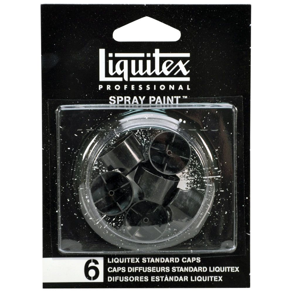 Liquitex Professional Spray Paint Nozzles, 6 x Replacement Caps Jerry