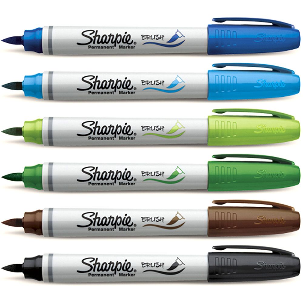 Sharpie Brush Tip Markers
