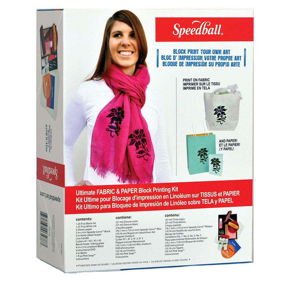 Block Printing Kit by Speedball – Mondaes Makerspace & Supply