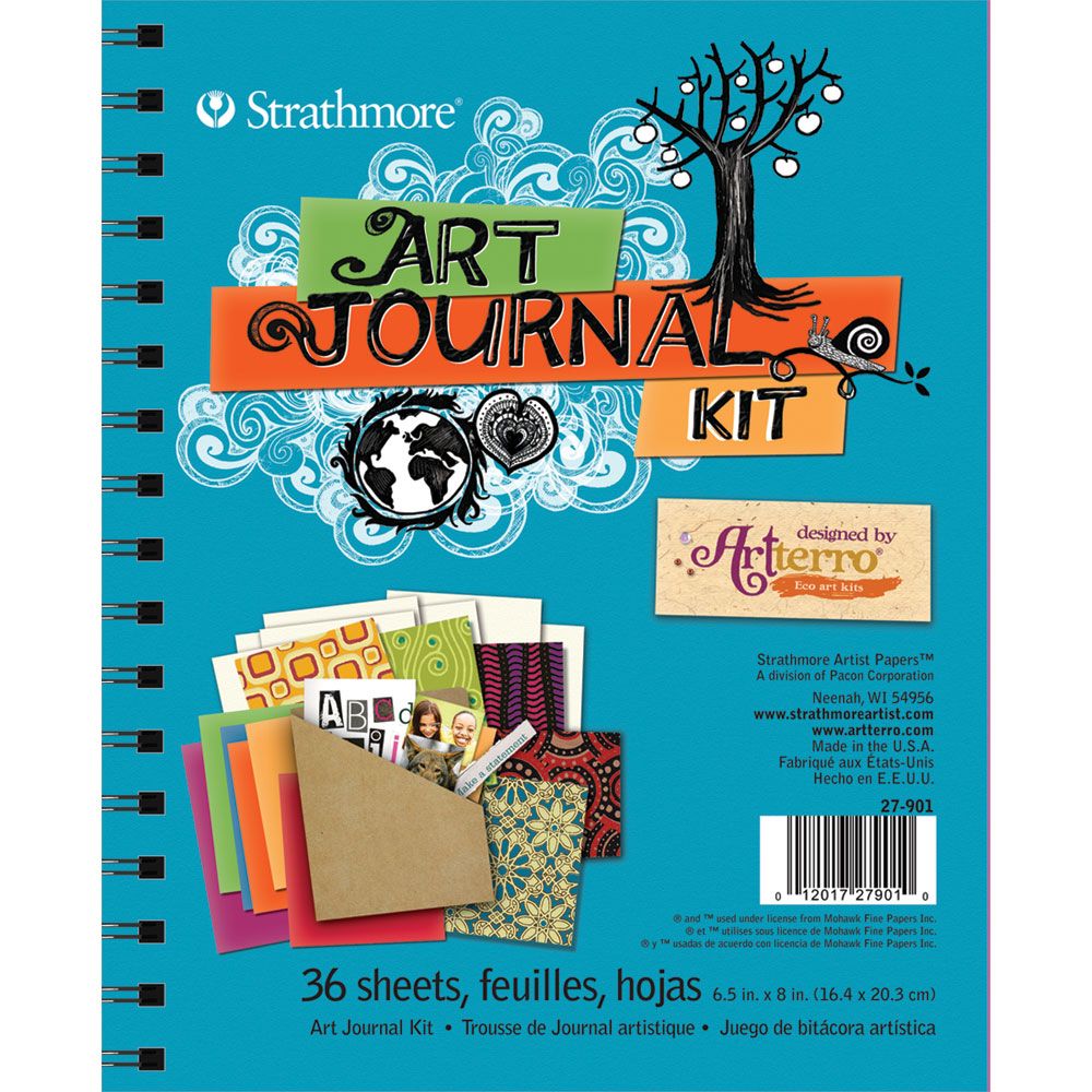 Strathmore Art Journal Kit for Kids 6.5x8" - Turquoise