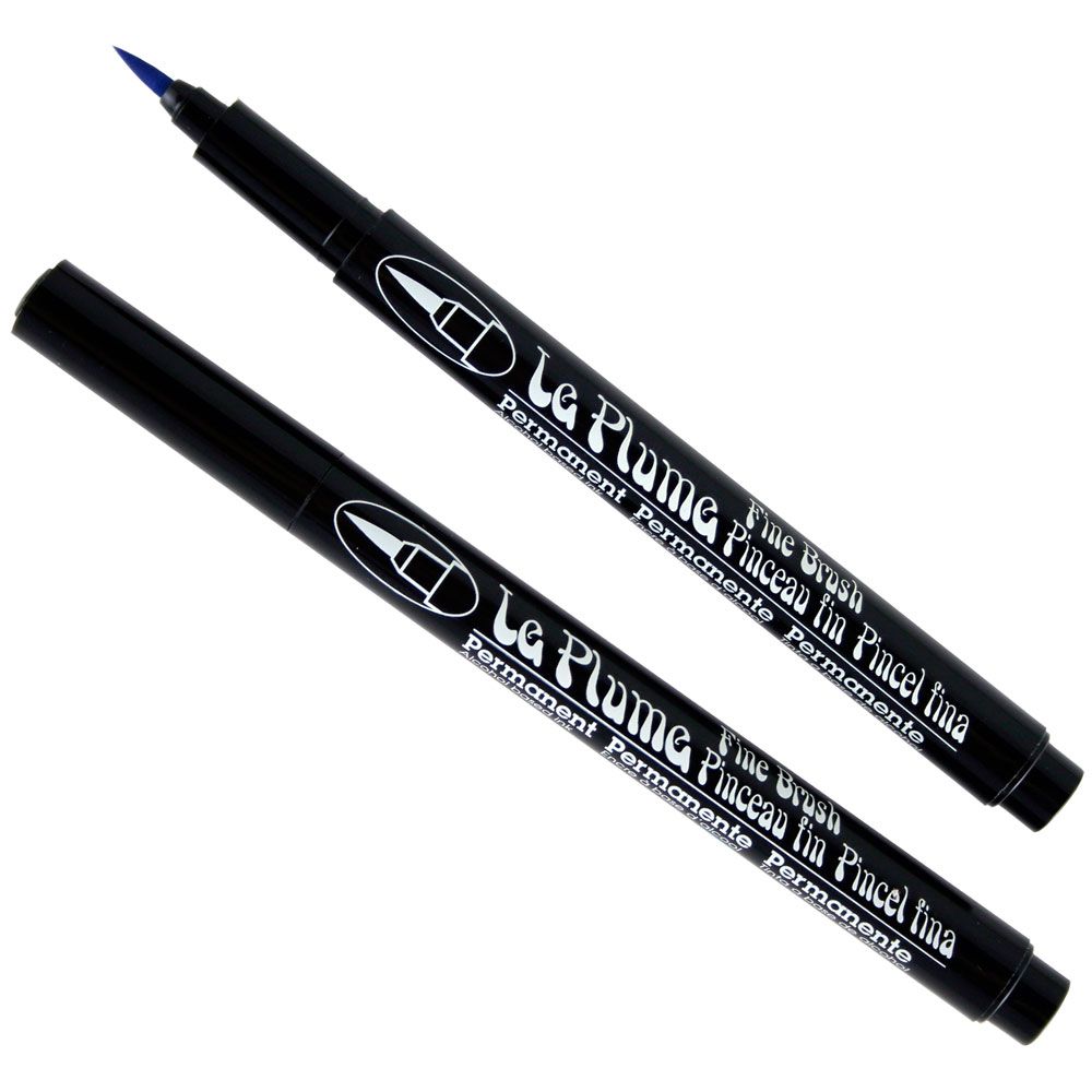 Le Plume 3100 Fine Brush Tip Markers 