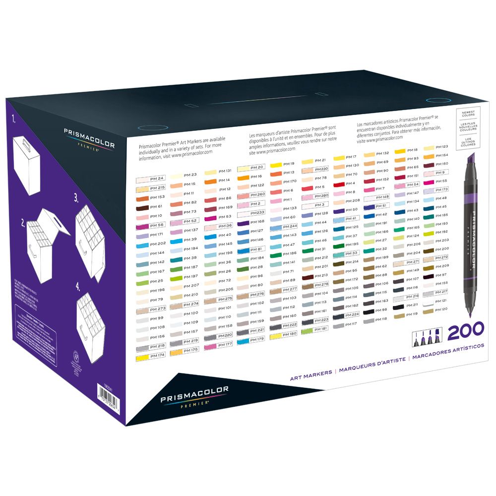 Prismacolor Marker Complete Set of 200 - Assorted Colors