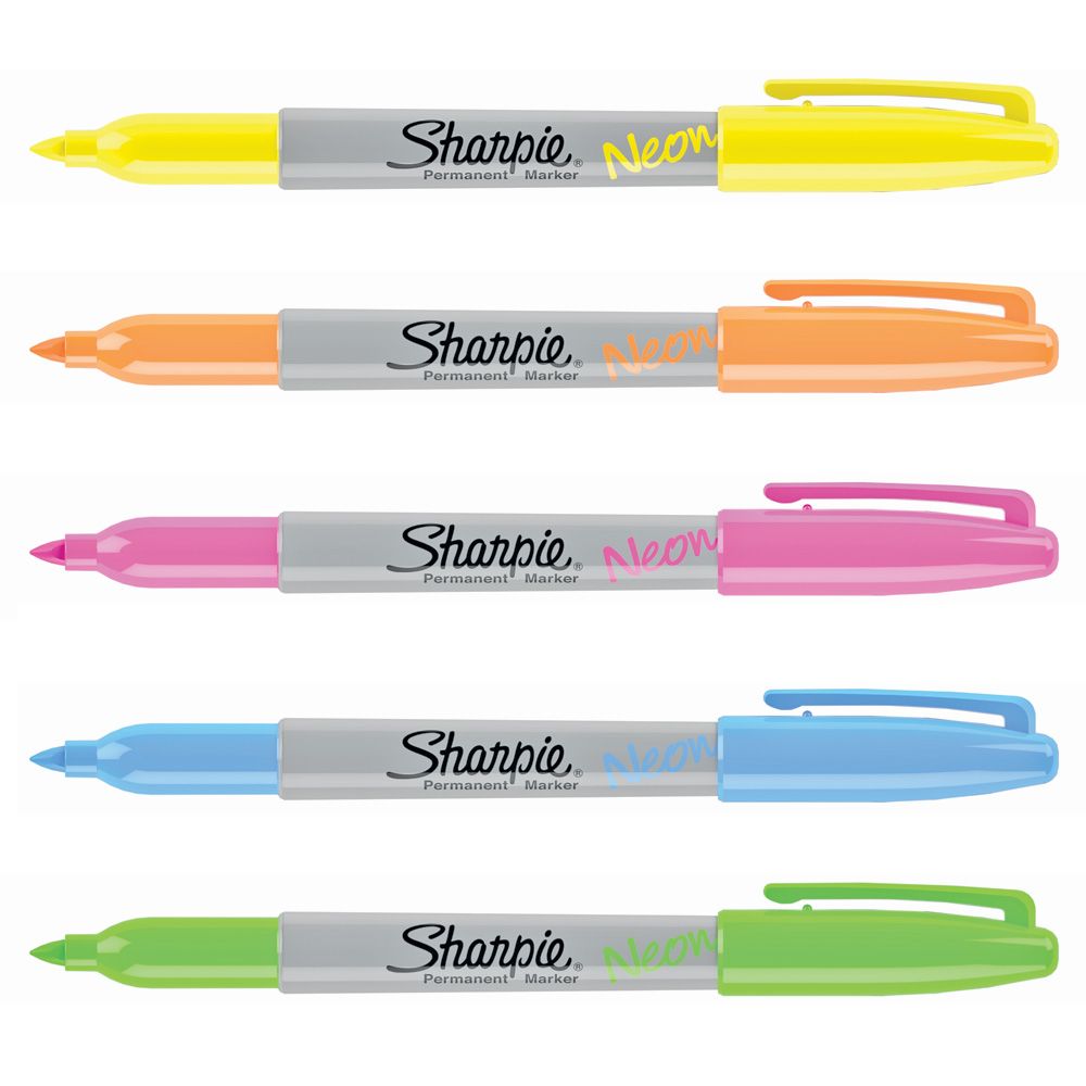 Sharpie Neon Marker - Neon Orange, Fine Tip