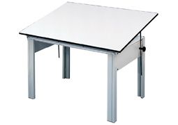 ALVIN Drafting Table DesignMaster 36x48" - Gray Base / No Drawer / Office Height (28")