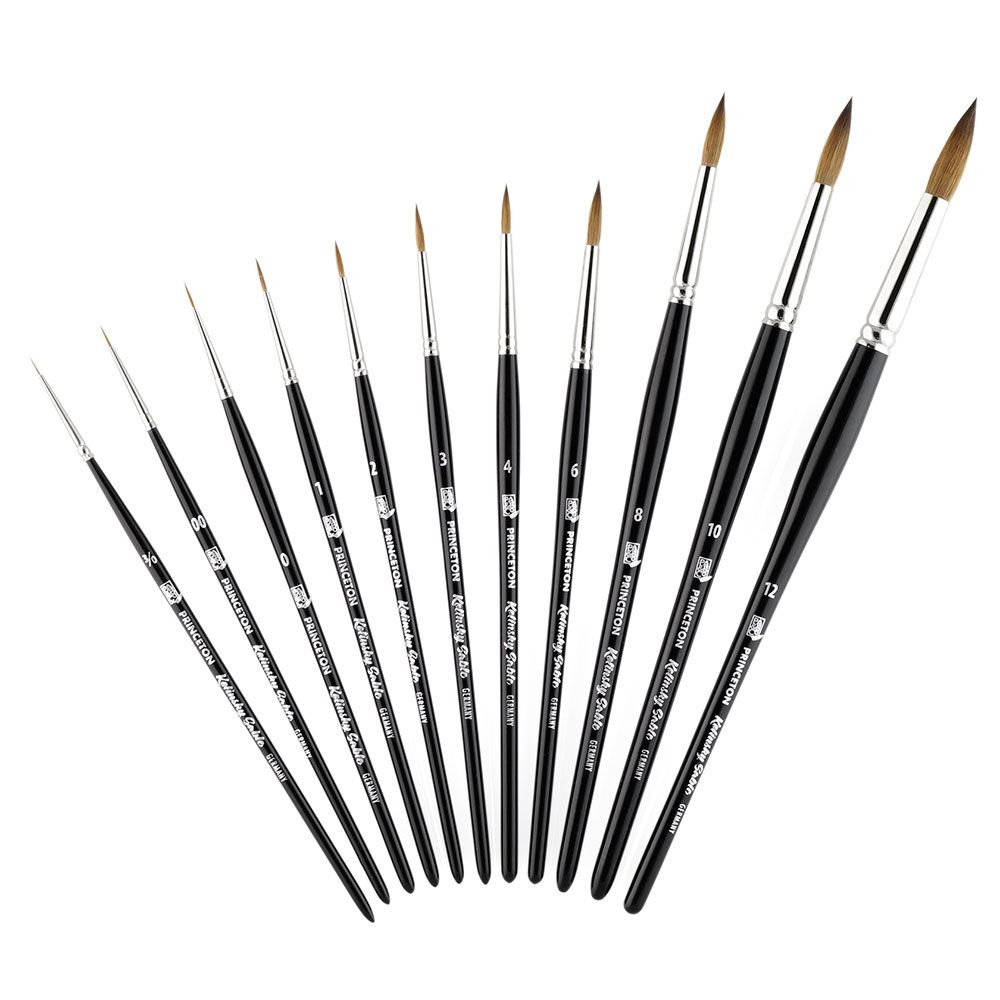 Princeton Aqua-Elite Series 4850 Synthetic Kolinsky Sable Brush #12 Round