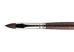 Escoda Versatil Synthetic Kolinsky Long Handle Brush Filbert #18