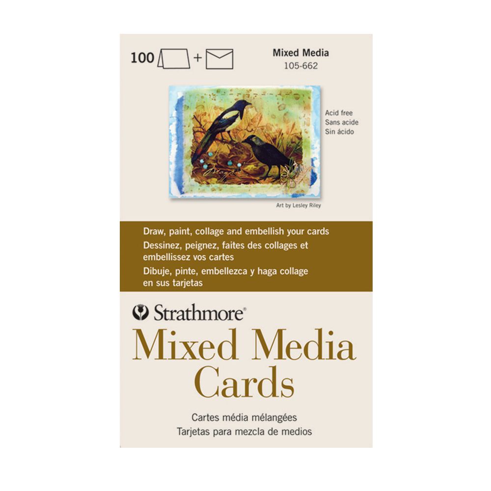 Strathmore Blank Mixed Media Cards & Envelopes