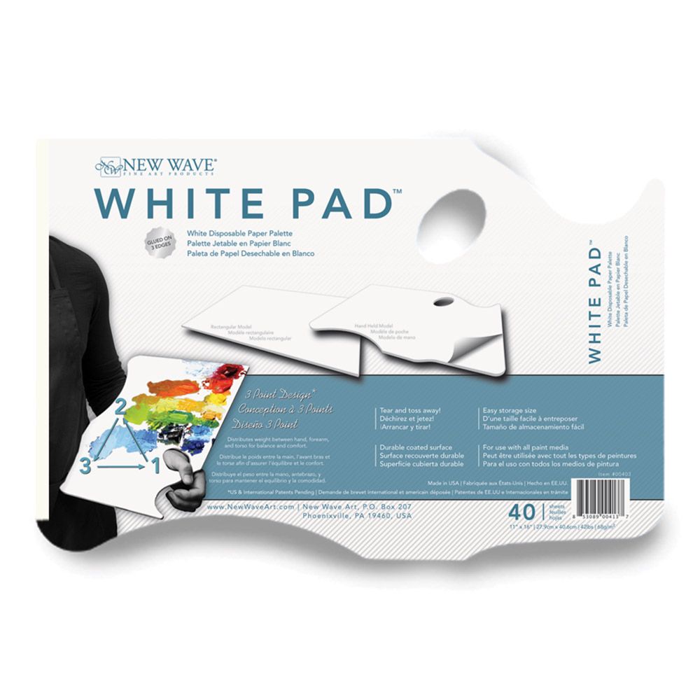 New Wave White Palette Pads