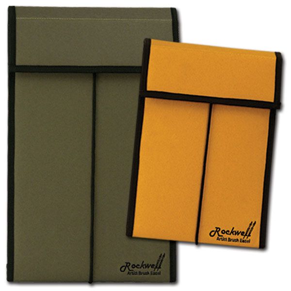 Rockwell Brush Easel Storage Case Large Goldenrod Jerry's Artarama