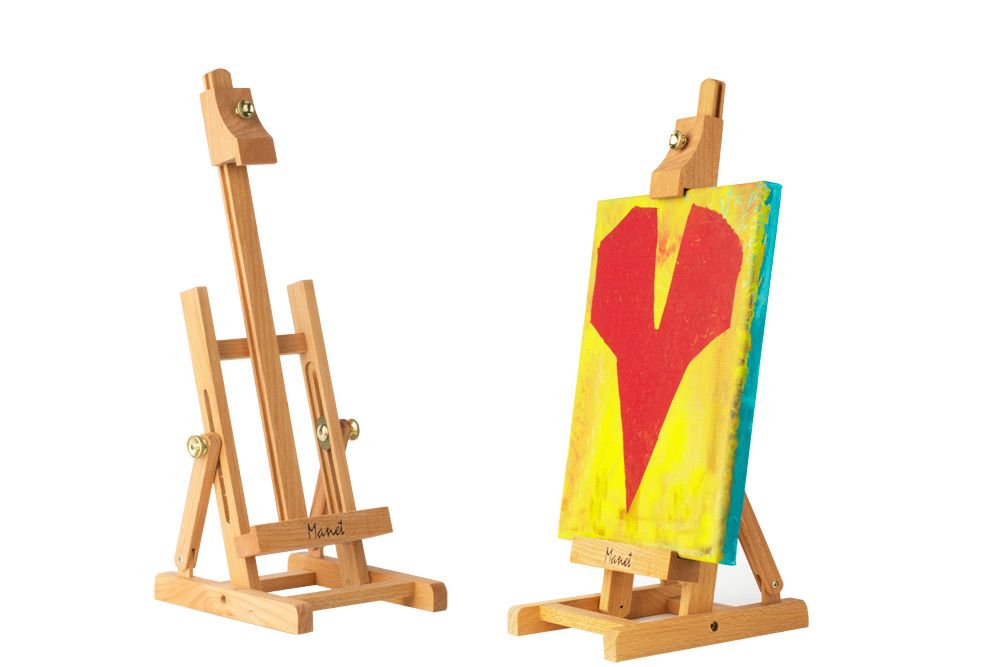 Manet Table and Display Adjustable Wood Easel
