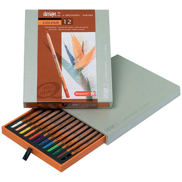 Bruynzeel Design Colored Pencils Box Set of 12 Jerry's Artarama