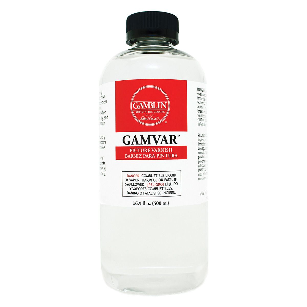 Gamblin Artists' Oil Painting Mediums Picture Varnish Gloss 16.9 oz