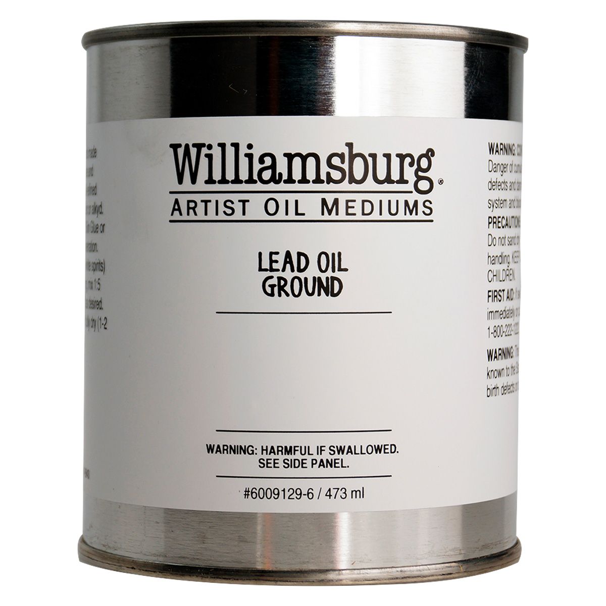 Williamsburg Lead Oil Ground, 16oz Can