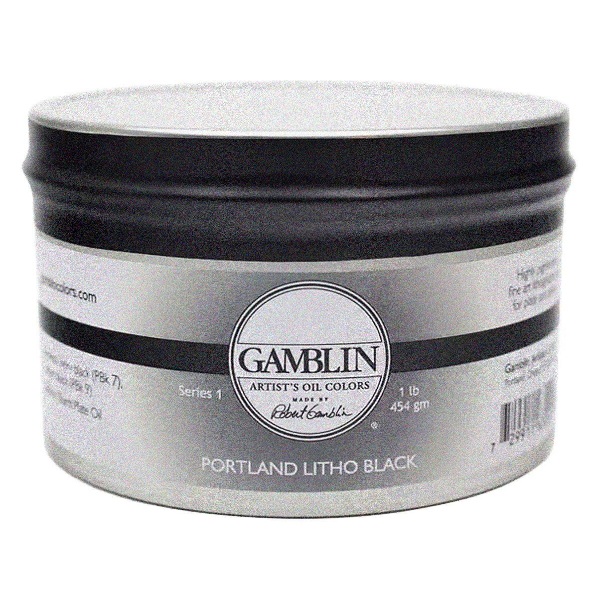 Gamblin Portland Black Lithography Ink 1 lb Jerry's Artarama