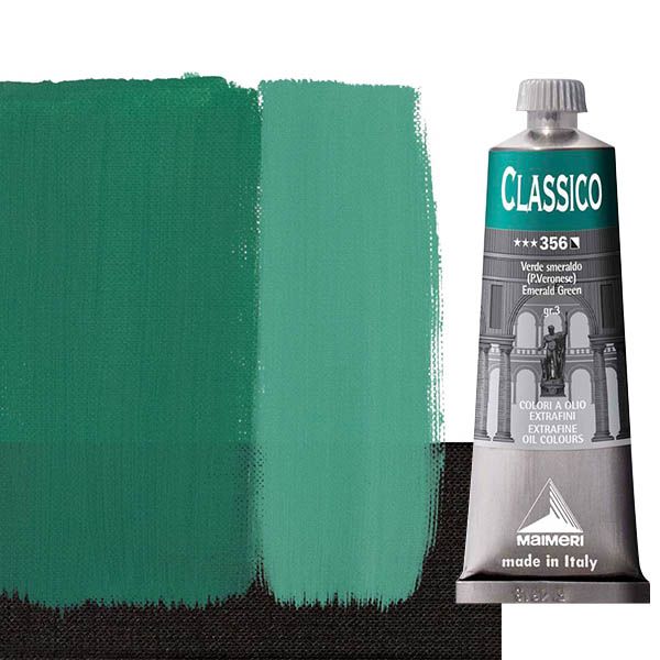 Maimeri Classico Oil Color 60 ml Tube - Emerald Green 