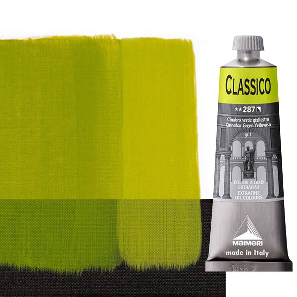 Maimeri Classico Oil Color 60 ml Tube - Cinnabar Green Yellow