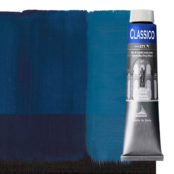 Maimeri Classico Oil Color 200 ml Tube - Cobalt Blue Deep Hue 