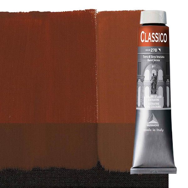 Maimeri Classico Oil Color 200 ml Tube - Burnt Sienna