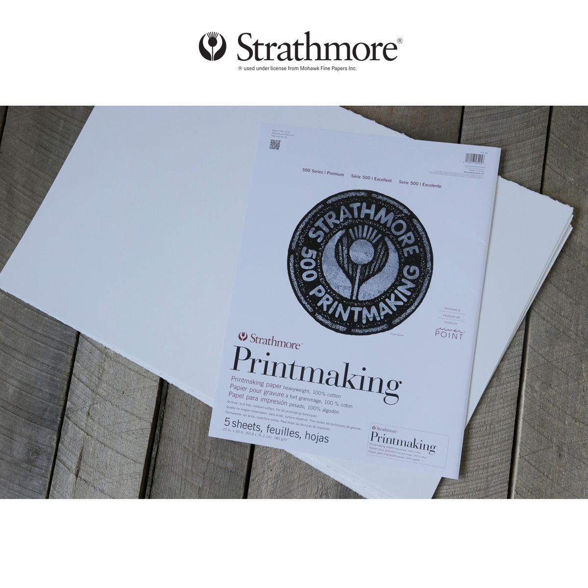 Strathmore Printmaking Paper Pad 11x14 30 Sheets