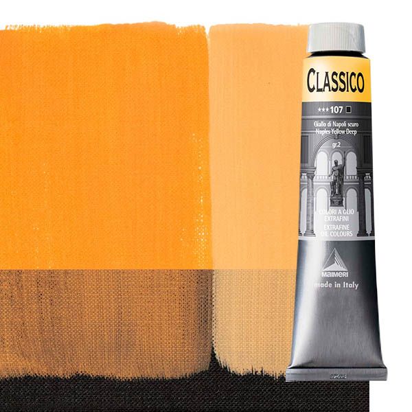 Maimeri Classico Oil Color 200 ml Tube - Naples Yellow Deep