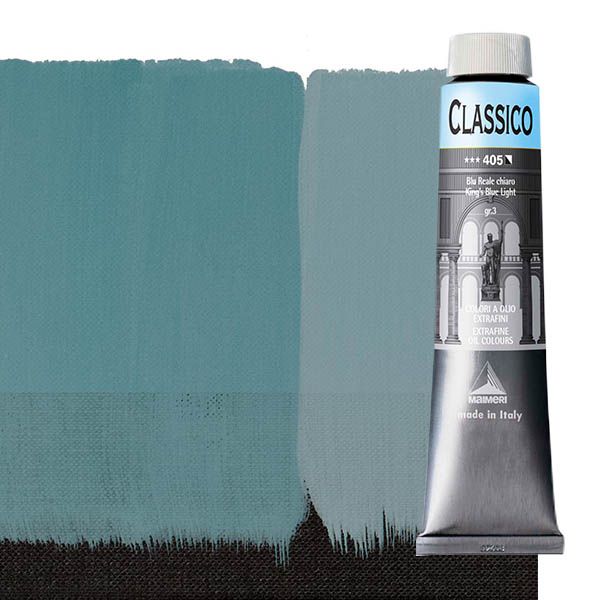 Maimeri Classico Oil Color 200 ml Tube - King's Blue Light