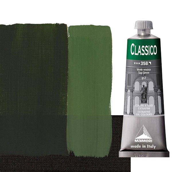 Maimeri Classico Oil Color 60 ml Tube - Sap Green