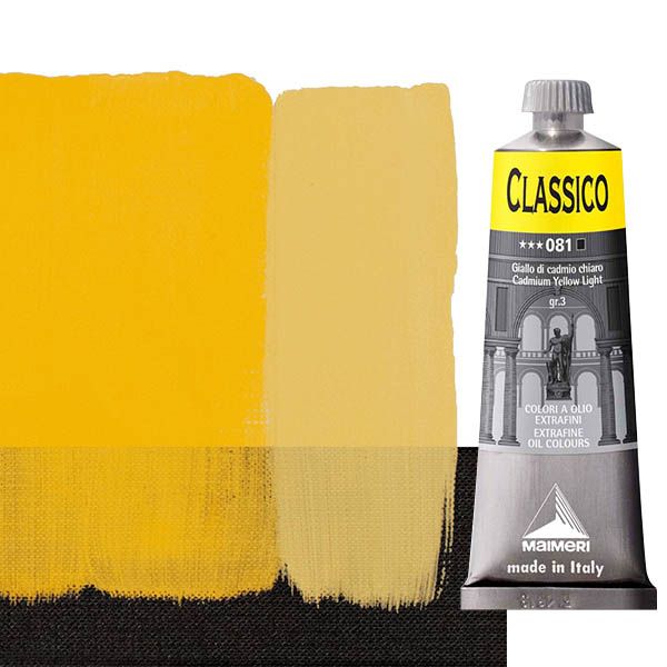 Maimeri Classico Oil Color 60 ml Tube - Cadmium Yellow Light