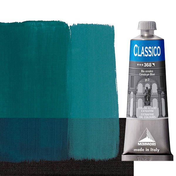 Maimeri Classico Oil Color 60 ml Tube - Cerulean Blue Hue 