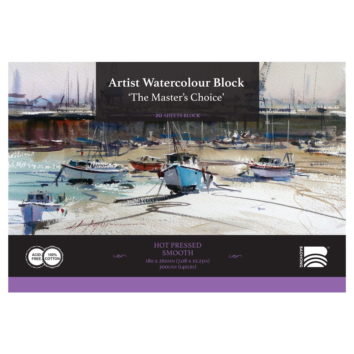 BAOHONG Artists' Watercolor Block freeshipping - All About Art